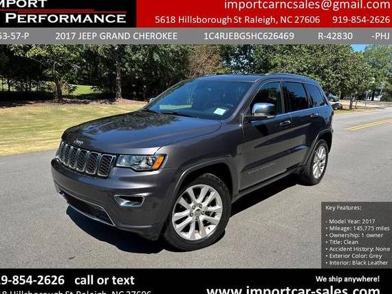 JEEP GRAND CHEROKEE 2017 1C4RJEBG5HC626469 image JEEP GRAND CHEROKEE 2017 1C4RJEBG5HC626469 image